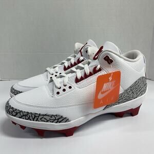 Jordan 3 Force Savage PE Oklahoma HF5577 106 Size 13.5 Player Football Cleats